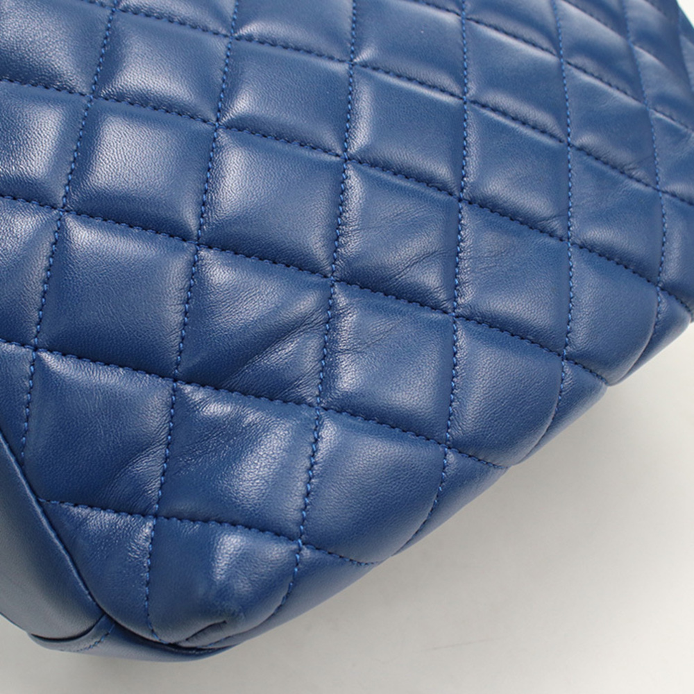 CHANEL Chanel handbag Matelassé women's blue - Picture 9 of 10